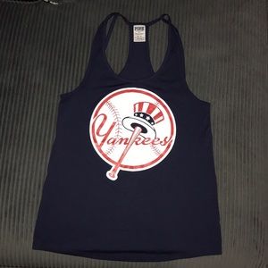 VS Pink Yankees strappy tank